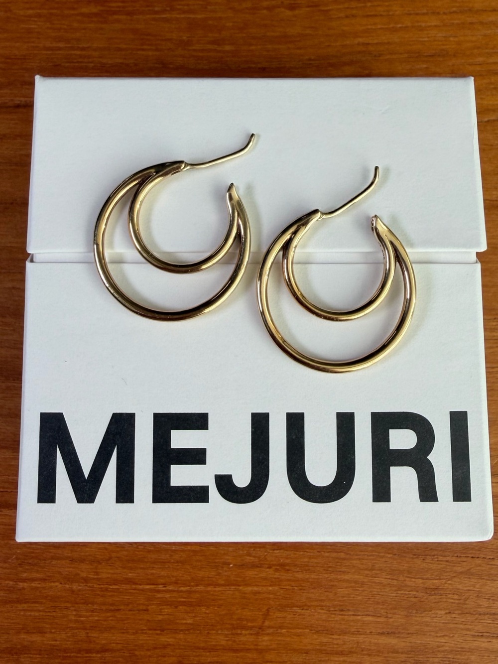 Mejuri Gold Vermeil Double Hoop Earrings- Discontinued